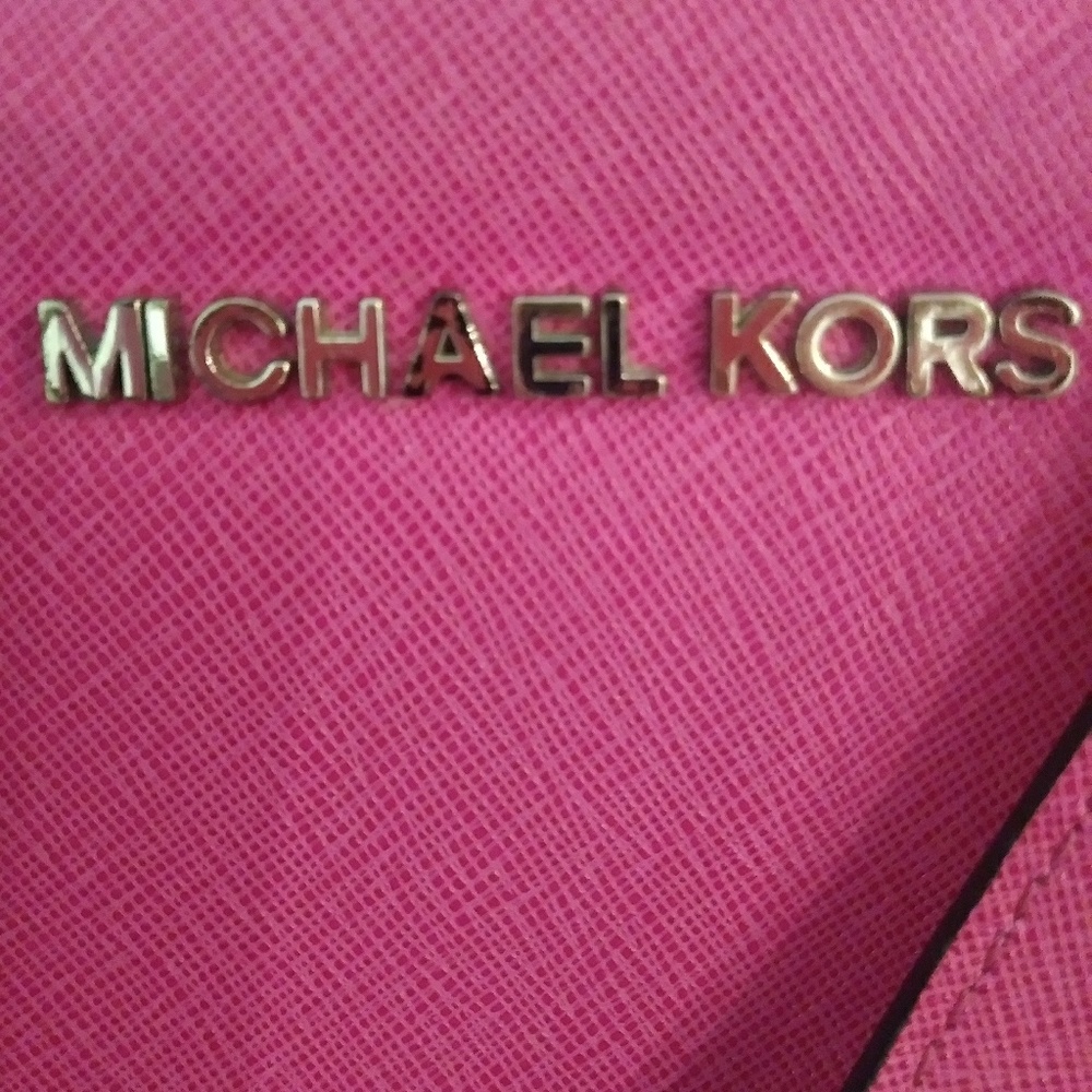 Crossbody hot pink michael kors (autentic)